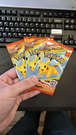 [x 3] Pikachu 020/M-P McDonald's Promo 2025 Pokemon Card Japanese Unopened - Image 1