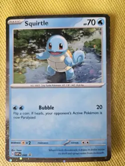 Squirtle - 048 (Cosmos Holo) 048 Sv: Scarlet & Violet Promo Cards Holo - Image 3
