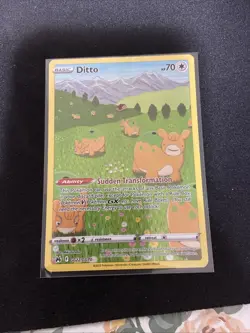 Pokemon TCG Ditto Crown Zenith Galarian Gallery Holo Ultra Rare Card GG22/GG70 - Image 1