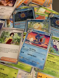 Pokemon 151 Mew En Bulk Lot Of 60 Common Uncommon Reverse Holo Tcg Cards - Image 1
