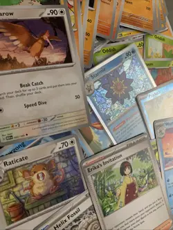 Pokemon 151 Mew En Bulk Lot Of 60 Common Uncommon Reverse Holo Tcg Cards - Image 4