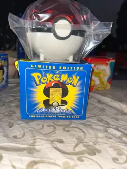 Pokemon PIKACHU 23K Gold Plated Trading Card 1999 Limited Edition w/Original COA - Image 4