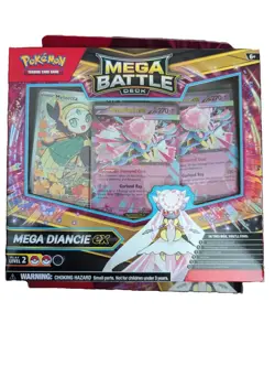 Lot of 5 Mega Battle Deck Mega Diancie EX Pokemon TCG Card Evolution Promo Star - Image 2