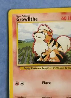 Pokemon TCG Original Base Set Uncommon Card - Growlithe 28/102 1999 - Image 4
