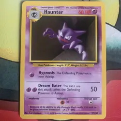 29/102 Haunter - Base Set - 1999 - Uncommon - Non Holo - Pokemon Card TCG - Image 3