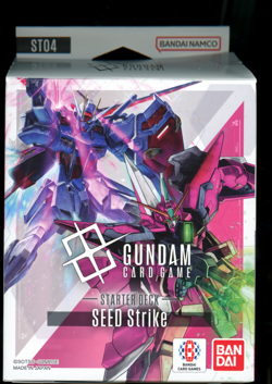 Gundam Card Game English - Starter Deck ST04 SEED Strike DECK ONLY - OPENED NM - Image 2