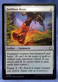 Swiftfoot Boots (FOIL) - MTG - Foundations FDN - NM - Image 3