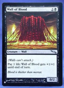 Wall of Blood - MTG - The List - Excellent NM - Image 1