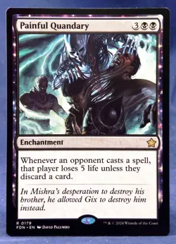 Painful Quandary - MTG - Foundations - NM - Image 1