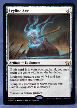 Leyline Axe - MTG - Foundations FDN - NM - Image 1