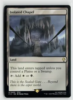 MTG Commander Final Fantasy Isolated Chapel x1 NM 405 - Image 1