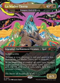 1x - La Madre Tierra [Xenagos, God of Revels] - Borderless - Secret Lair MTG - Image 1