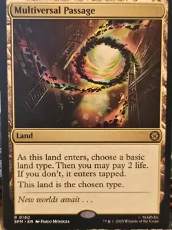 Multiversal Passage -MTG Spiderman- NM- Rare - Image 1