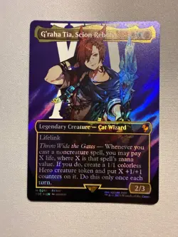 G'raha Tia, Scion Reborn (Borderless Surge Foil) - MTG Cmndr: FF (FIC) #211 NM - Image 2