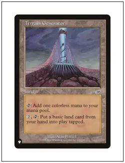 1x Terrain Generator, Mystery Booster / The List, Magic MTG NM - Image 1
