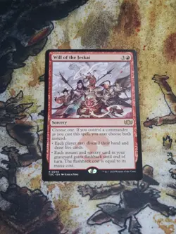 Mint/Near-Mint, English MTG "Will of the Jeskai" Commander: Tarkir: Dragonstorm - Image 1