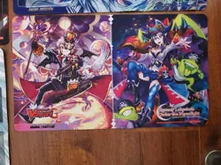 Mixed Lot of 8 Playmats Vanguard Cardfight, Magic The Gathering Read Description - Image 4