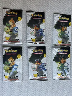 Pokemon TCG First Partner Pack - Alola, Sinnoh, & Unova - 12 Booster Packs 820650809651 - Image 1