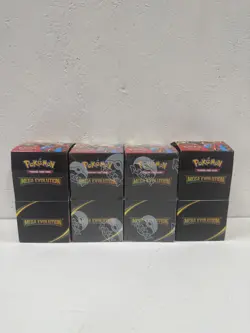 Pokemon TCG Mega Evolution Half Booster Box x4 (72 Packs) 2x Sealed 2x Unsealed - Image 1