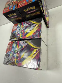 Pokemon TCG Mega Evolution Half Booster Box x4 (72 Packs) 2x Sealed 2x Unsealed - Image 4