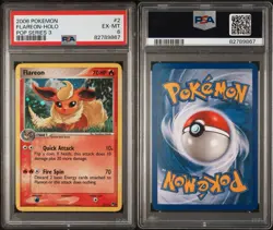 🔥2006 Pokemon Pop Series 3 Flareon #2 Holo - PSA 6 EX-MT🔥 - Image 3