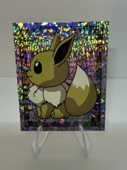 1999 Merlin Pokemon Eevee Prism Sticker #S21 - Image 1