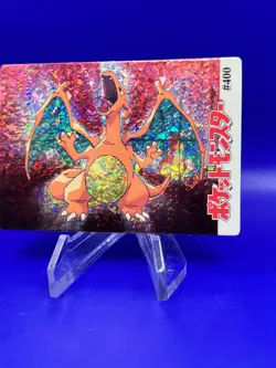 Charizard #400 Vinatge Japanese Pokemon Vending Prism Sticker Misty NM- - Image 2