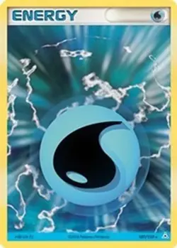 Water Energy (#107/110) - Holofoil EX - Holon Phantoms MP Pokemon - Image 1