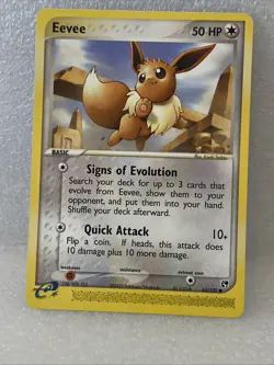 Pokemon TCG - Eevee #63/100 Normal - NM - Vintage 2003 E-Reader - Image 1