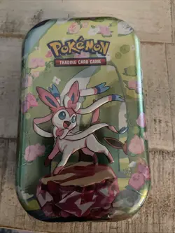 Pokemon TCG: Scarlet & Violet-Prismatic Evolutions Mini Tin featuring Sylveon - Image 1