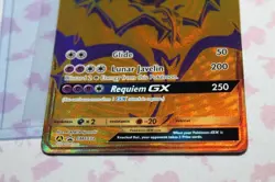 Pokemon TCG: Lunala GX #SM103a Sun & Moon Amazing Rare Gold Black Star Promo - Image 3