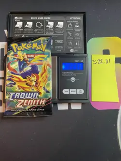 22.31g VERY HEAVY Crown Zenith Pokemon Sealed Booster Pack New - Image 1