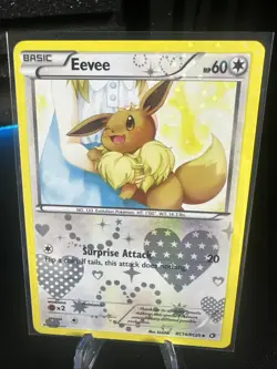 Pokemon TCG Eevee RC14/RC25 Legendary Treasures Holo Radiant Collection - Image 1