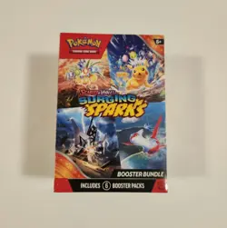 Pokemon Scarlet & Violet Surging Sparks Booster Bundle Sealed 6 Packs TCG - Image 1