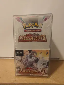 Pokemon TCG: SV Paldea Evolved Half Booster Box, 18 Packs, Sealed with Case 5060705220566 - Image 1
