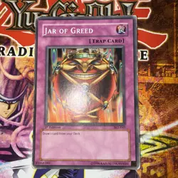 Yugioh Jar of Greed SKE-047 1st Edition Common Short Print - LP-NM - Image 1