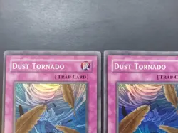 Yugioh - Dust Tornado PSV-011 Super Rare Off Centre - Playset x3 - Image 2