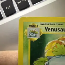 Pokemon TCG Venusaur Holo Rare Card 15/102 Base Set - Image 3
