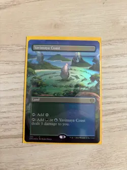 Yavimaya Coast Foil Full Art Extended Borderless MTG Magic Card NM Mint DMU 382 - Image 1