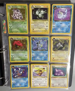 Pokemon Vintage Team Rocket Binder Collection Lot Holo’s & More 135 Cards ￼￼ - Image 4