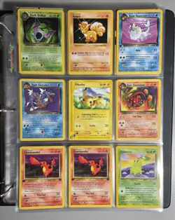 Pokemon Vintage Team Rocket Binder Collection Lot Holo’s & More 135 Cards ￼￼ - Image 5