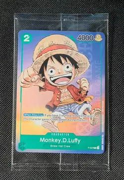 Sealed One Piece Card Game - Monkey D Luffy P-037 Promo English - Image 1