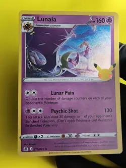 Lunala 015/025 - Celebrations - Holo Pokemon Card - Near Mint (NM) - Image 1