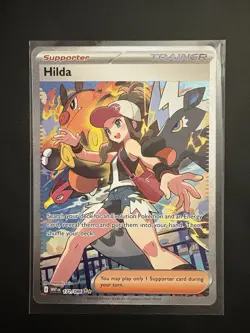 Pokemon Card Hilda Sir Black Bolt / White Flare 171/086 English, Mint Condition - Image 1