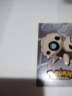 Mint! Rare Topps Pokemon Advanced Aron DIE CUT Embossed Evolution Cards 2003 - Image 2