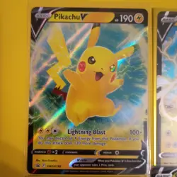 Big Pikachu Lot Collection x28 cards pokemon v Vmax Ex flying surfing ⚡ - Image 2