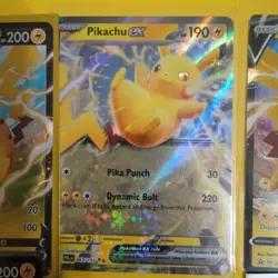 Big Pikachu Lot Collection x28 cards pokemon v Vmax Ex flying surfing ⚡ - Image 4