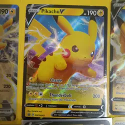 Big Pikachu Lot Collection x28 cards pokemon v Vmax Ex flying surfing ⚡ - Image 5