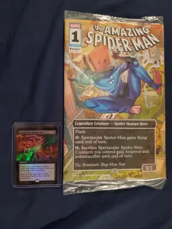MTG Magic The Gathering Spider-Man Promo Comic & Sinister Six Card PAX West 2025 - Image 1