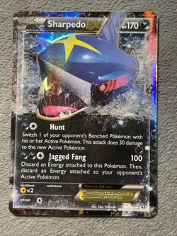 Sharpedo EX 91/160 Ultra Rare Pokemon Card 2015 Primal Clash - Image 1